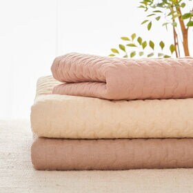 【ライトグレー】イブル マルチカバー 195×195cm