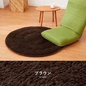 【ブラウン】極厚 6層ラグ 200×240cm