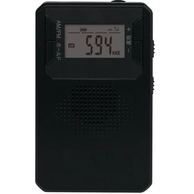 充電式 FM/AM ポケットラジオ ワイドFM対応 S-BP...