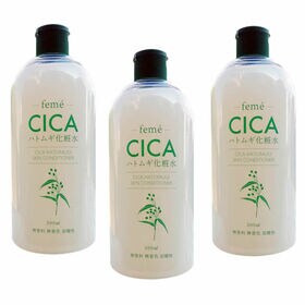 【日替数量限定】【3本セット】i-samu CICA ハトムギ化粧水 500ml | CICA(ツボクサエキス)&ハトムギエキス配合の大容量化粧水