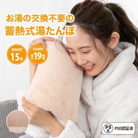 【ベージュ】蓄電式湯たんぽ