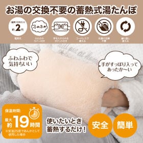 【ベージュ】蓄電式湯たんぽ
