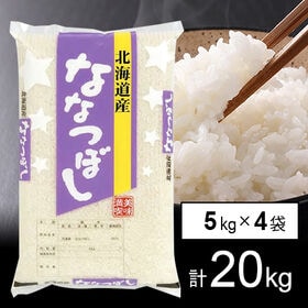 【計20kg/5kg×4袋】令和5年産 北海道産 ななつぼし 白米 | 北海道を代表するお米
