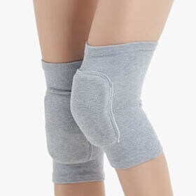 【グレー・M】膝パッド 膝サポーター ひざパッド 1組 ひざサポーター 膝当て