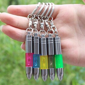 【3個／カラーランダム】静電気除去機能付キーホルダー