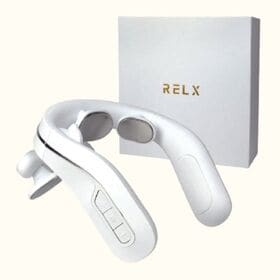 【パールホワイト】RELX  ネックウォーマーPlus | 鍼灸師・整骨院長監修 極上のネックケア！