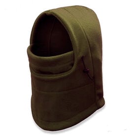 【カーキ】防寒 防風 ネックウォーマー フェイスマスク 目だし帽 マフラー スヌード