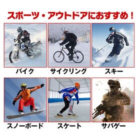 【カーキ】防寒 防風 ネックウォーマー フェイスマスク 目だし帽 マフラー スヌード