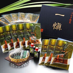 【計1005.6g+たれ50ml×2本】うなぎ割烹 「一愼」 蒲焼＆一愼ひつまぶしセット