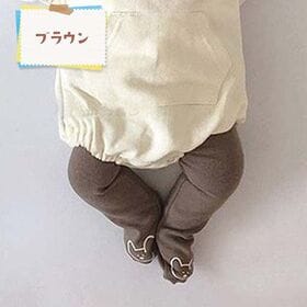 【ブラウン・66cm】くまさんベビータイツ