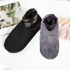 【2足セット（ブラック×グレー）】スタイリッシュフリース調チ...