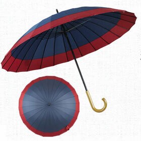 【紺×赤】傘 和傘 レディース メンズ 兼用 長傘 蛇の目風 和傘 和 | シンプルで洗練されたデザイン