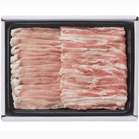 【2種計500g】さくらポーク ロース・バラしゃぶしゃぶ