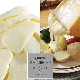 【花畑牧場】　チーズ2種1kg（メダルモッツァレラ500g＆ラクレットクラッシュ500g）セット
