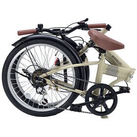 【カフェ】折畳自転車20インチ・6段ギア