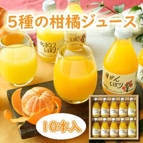 【計10本セット】「伊藤農園」 5種の柑橘ジュース（みかん、...