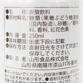 【250ml×30缶】SUN&LIV 山形パインサイダー　山形県ご当地サイダー〈山形食品〉