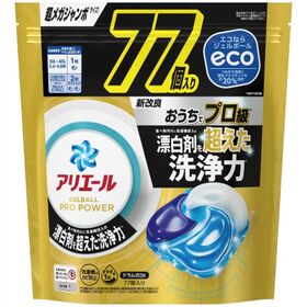 アリエールジェルボールプロ パワー つめかえ超メガジャンボサイズ 77 