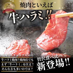 ハラミ 食べ比べ 牛肉 豚肉 焼肉 メガ盛り 1kg （250g× 4P） 赤身 はらみ