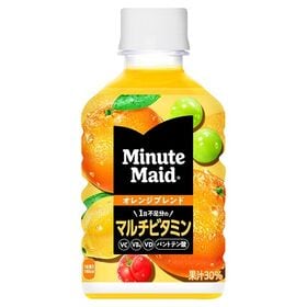 【24本】ミニッツメイド オレンジブレンド マルチビタミン ...