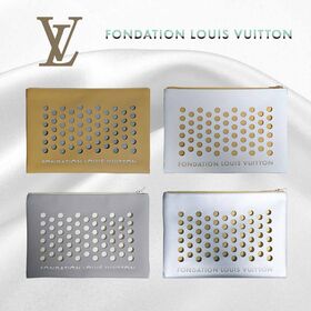 【FONDATION LOUIS VUITTON】美術館 ポーチ  #Grey