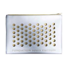【FONDATION LOUIS VUITTON】美術館 ポーチ  #Steel Grey | パリのルイヴィトン美術館 限定商品 2024 新作