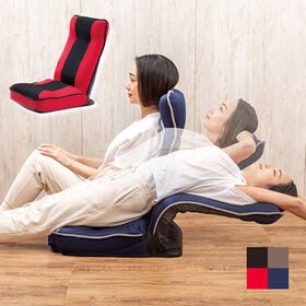 【レッド】整体師さんが推奨する健康ストレッチ座椅子