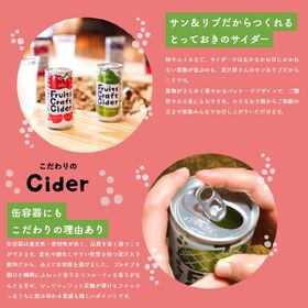 【200ml×60缶】Fruits Craft Ciderアソートセット（リンゴ、カキ）山形食品