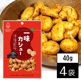 【40g×4袋】池田食品オリジナルカシューナッツ  一味カシュー | さっぽろの工場発職人の思いがぎゅっと詰まった「創作豆」