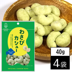 【40g×4袋】池田食品オリジナルカシューナッツ わさびカシュー | さっぽろの工場発職人の思いがぎゅっと詰まった「創作豆」