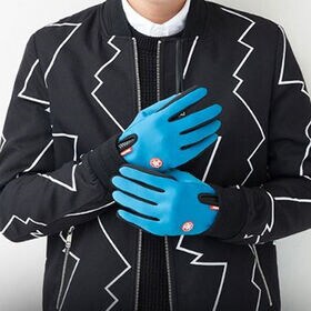 2個セット【ブルー・Lサイズ】スマホ対応 防寒グローブ