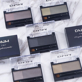 【パウダー2個+眉スポンジ1個】DNM 3Dアイブロウパウダー＆眉スポンジ【＃5ブラウンレッド】