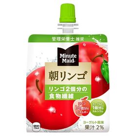 【48本】ミニッツメイド朝リンゴ 180gパウチ(24本入)