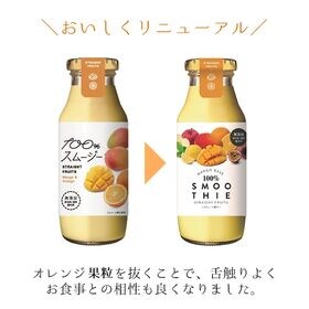 【180g×10本入】ストレート果汁100％スムージー マンゴーベース