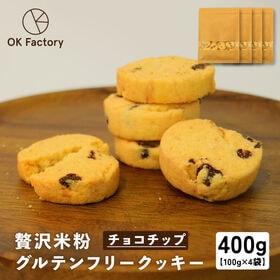 【100g×4袋】贅沢米粉のグルテンフリークッキー チョコチ...