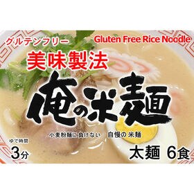 【計720g/120gx6袋】俺の米麺 太麺 -美味製法-