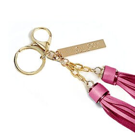 【ライトピンク】Willow Bay タッセル キーチェーン（PU LEATHER）