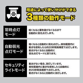 防犯ソーラーセンサーライト