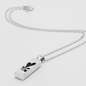 クロステン シルバー ネックレス 天然オニキス  AT163IS