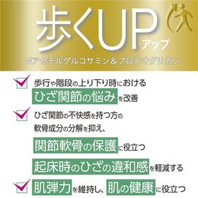 【240日分(12個セット)】歩くアップN-アセチルグルコサミン＆プロテオグリカン[機能性表示食品]