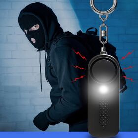 【カラーランダム/1個】LEDライト付き防犯ブザー