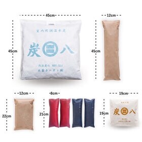 調湿木炭「炭八」5種類8点セット