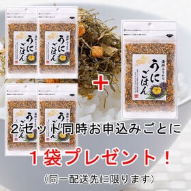 【2袋】自慢の味☆雲丹(うに)と昆布の旨味が相性抜群！海鮮ふりかけ「うにごはん」