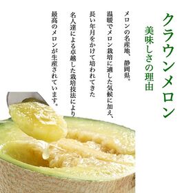 【静岡】1玉木箱　クラウンメロン