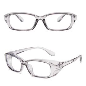 【ブラウン】花粉・飛沫対策メガネ【くもり止めレンズ】