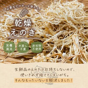 【90g×3袋】長野県産 乾燥えのき 無添加