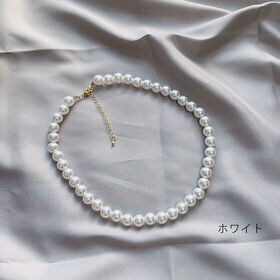 フェイクパールネックレス