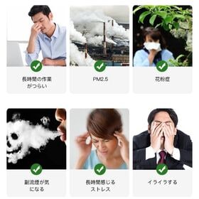 携帯型 空気清浄機 MIRAIAIRマイナスイオン発生機