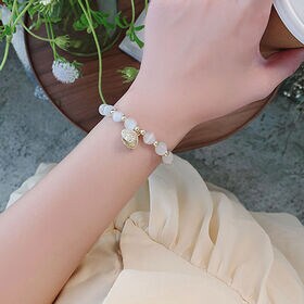 貝パールモチーフブレスレット