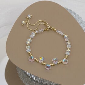 クリスタルモチーフブレスレット